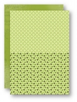 NEVA-Background-Sheet - Nr.26 - Herzen - grün