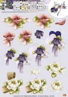 3D-Bogen - Blumen mit Schleife - Precious Marieke