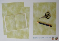 Marmorpapier A4 - kiwi - 20 Blatt