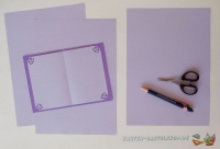 Briefpapier A4 - violett - 20 Blatt