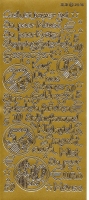 JEJE-Sticker - Cash ist immer gut - gold - 3946