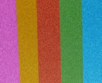 Glitzerkarton A4 von LeSuh - 10 Farben