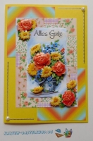 1 Doppelkarte A6 + 1 Umschlag C6 - gelb (Card Making)