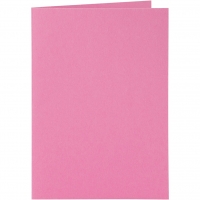 Doppelkarten-Set - pink - 6 Karten A6 & 6 Umschlge C6 (Card Making)