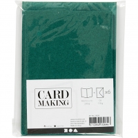 Doppelkarten-Set - dunkelgrn - 6 Karten A6 & 6 Umschlge C6 (Card Making)
