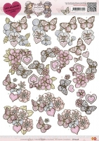 3D-Bogen - Love Collection - Schmetterlinge - Yvonne Creations