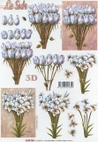 3D-Bogen Weie Blumen von LeSuh (4169764)