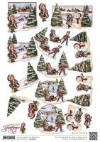 3D-Bogen - Christmas Greetings - Landschaft - Amy Design