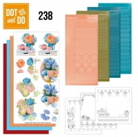 Dot-and-Do - Set 238 - Blaue Blumen