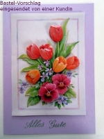 3D-Bogen Tulpen und Anemonen von LeSuh (416915)