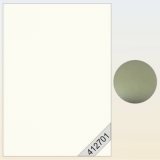 10x Bastelkarton perlmutt-metallic - weiß (Jasmin-Serie von LeSuh)