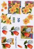 3D-Bogen Narzissen und Tulpen von LeSuh (4169440)