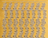 Sticker - Rnder Rosen - gold - 927