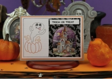 3D-Bogen - Trick or Treat - Halloween - Yvonne Creations