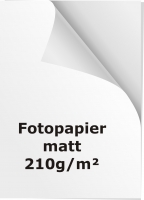 Fotopapier / Fotokarton - 210g - matt - 10 Stück