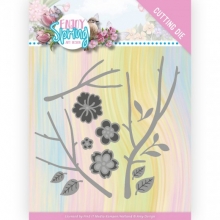 Stanz-Schablone - Enjoy Spring - Blütenzweige - Amy Design