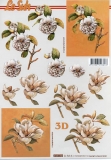 3D-Bogen Blumen auf Zweig von LeSuh (4169758)