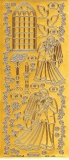 Sticker - Hochzeit - gold - 935