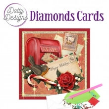 Diamond Card - Christmas Mailbox - quadratisch