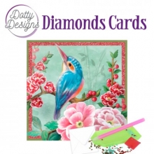 Diamond Card - Eisvogel - quadratisch