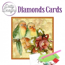 Diamond Card - Turteltauben - quadratisch