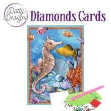 Diamond Card - Seepferdchen - A6-Format