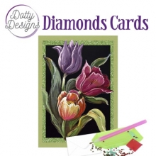 Diamond Card - Tulpen - A6-Format