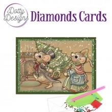 Diamond Card - Have a Mice Christmas - A6-Format