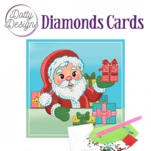 Diamond Card - Weihnachtsmann - quadratisch