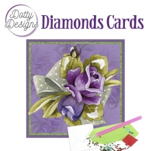 Diamond Card - Lila Rosen - quadratisch