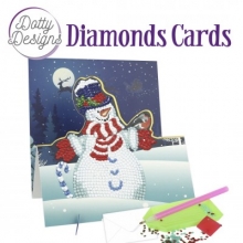 Diamond Easel Card - Schneemann - Staffelei-Karte