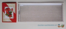 Transparent-Glitter-Sticker - Rand - gold - 1149