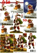 3D-Bogen Der Weihnachtsmann ist auf dem Weg von LeSuh (777.089)