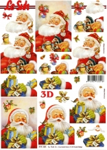 3D-Bogen Weihnachtsmann von LeSuh (777.101)